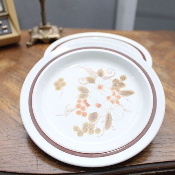 Four Seasons AUTUMN BOUQUET Flower Stoneware DINNER PLATES - 3 PCS​​ - Picture 8 of 11